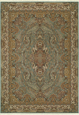 Oriental Weavers Masterpiece 502L2 Blue Gold Area Rug main image featured