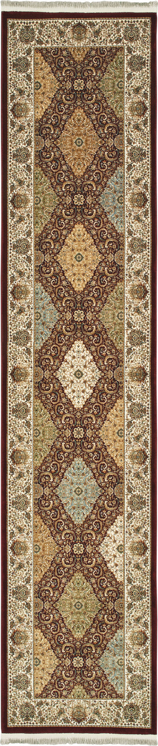 Oriental Weavers Masterpiece 530M2 Red/ Multi Area Rug 2'3'' X 10' Runner