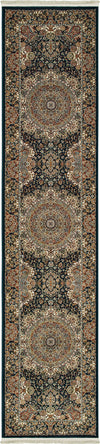 Oriental Weavers Masterpiece 5501K Black/ Multi Area Rug 2'3' X 10' Runner