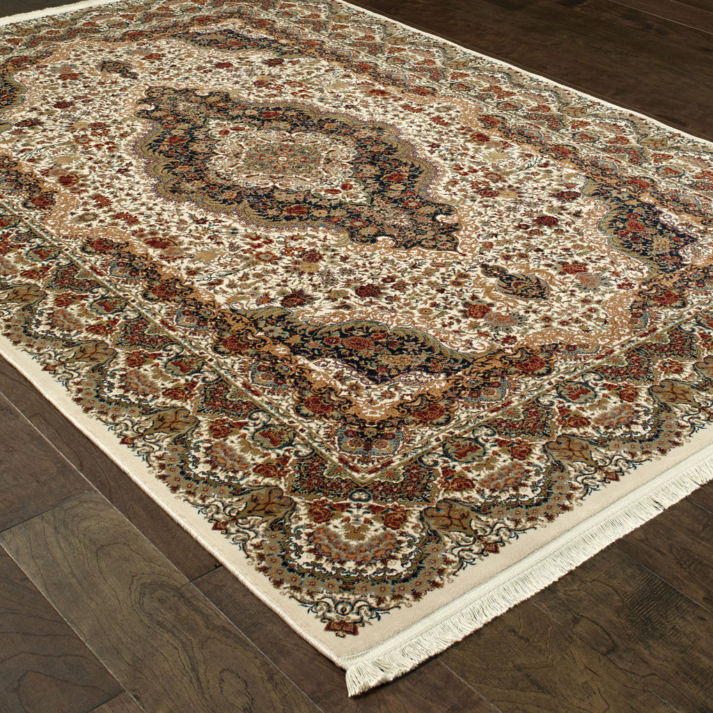 Masterpieces Rugs Oriental Weavers Masterpiece 5560W Ivory/ Multi Area Rug – Incredible ...