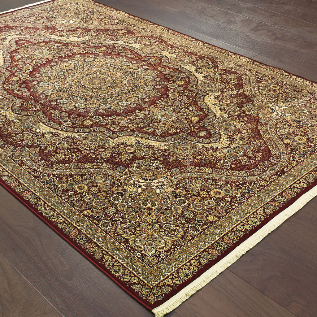 Red Gold Rug Oriental Weavers Masterpiece 8022R Red Gold Area Rug – Incredible Rugs ...