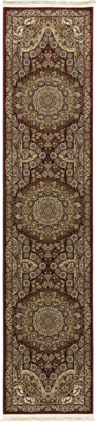 Oriental Weavers Masterpiece 8022R Red Gold Area Rug Runner Image