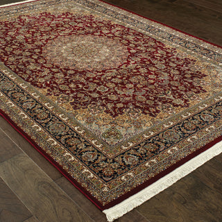 Oriental Weavers Masterpiece 090R2 Red/ Multi Area Rug Detail Shot Feature