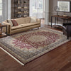 Oriental Weavers Masterpiece 090R2 Red/ Multi Area Rug Room Scene Featured