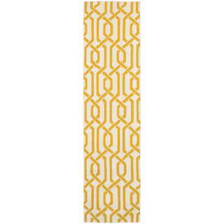 Pantone Universe Matrix 4260L Ivory/Yellow Area Rug Runner