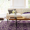 Pantone Universe Matrix 4267J Purple/Ivory Area Rug Roomshot Feature