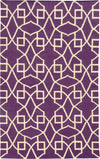 Pantone Universe Matrix 4267J Purple/Ivory Area Rug Main