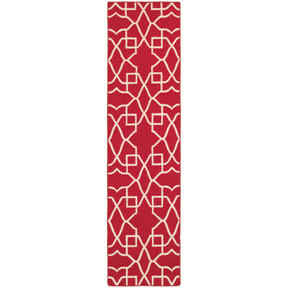 Pantone Universe Matrix 4267M Red/Ivory Area Rug Runner