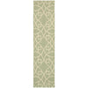 Pantone Universe Matrix 4267N Green/Ivory Area Rug Runner