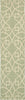 Pantone Universe Matrix 4267N Green/Ivory Area Rug Runner