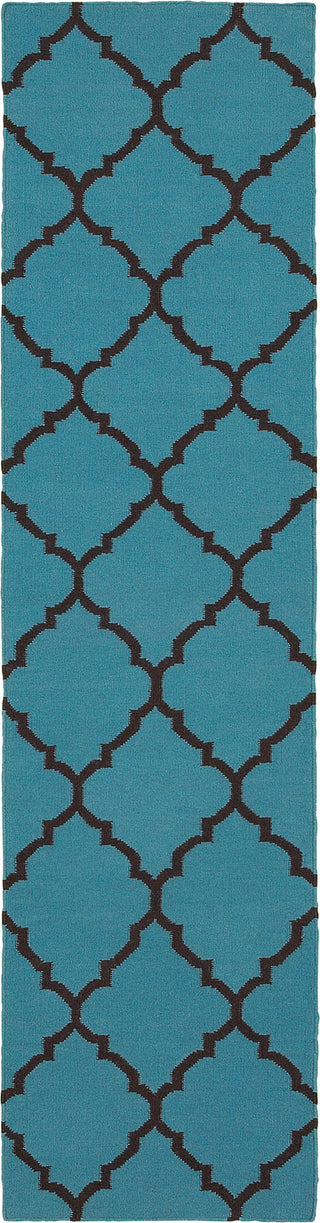 Pantone Universe Matrix 4280S Blue/Charcoal Area Rug Runner