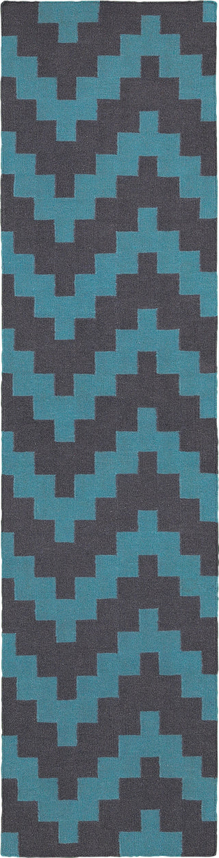 Pantone Universe Matrix 4714D Blue/Grey Area Rug Runner