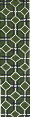 Pantone Universe Matrix 4722B Green/Charcoal Area Rug Runner