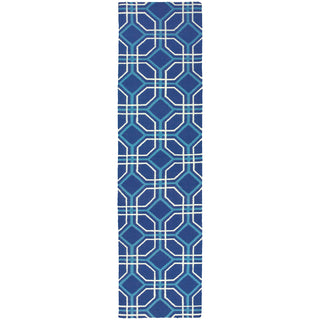 Pantone Universe Matrix 4722I Blue/Blue Area Rug Runner