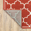Oriental Weavers Meridian 1295R Red/Ivory Area Rug Backing Image