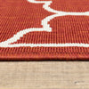Oriental Weavers Meridian 1295R Red/Ivory Area Rug Pile Image