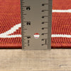 Oriental Weavers Meridian 1295R Red/Ivory Area Rug Pile Image