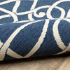 Oriental Weavers Meridian 2205B Navy/Ivory Area Rug Close-up Image