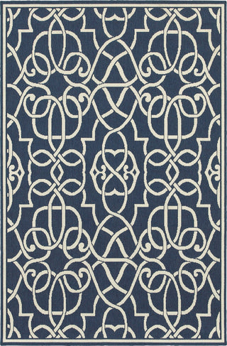 Oriental Weavers Meridian 2205B Navy/Ivory Area Rug main image