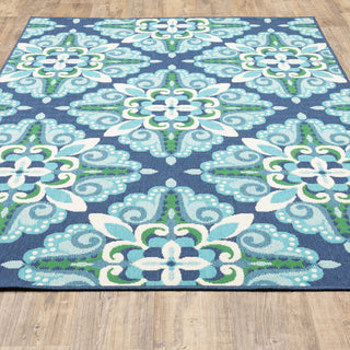 Oriental Weavers Meridian 2206B Blue/Green Area Rug Alternate Image