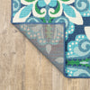 Oriental Weavers Meridian 2206B Blue/Green Area Rug Backing Image