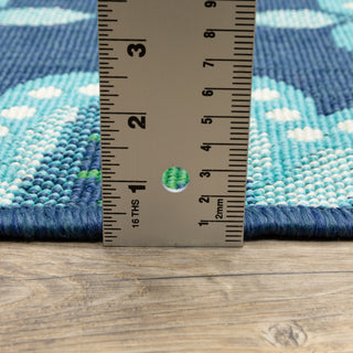 Oriental Weavers Meridian 2206B Blue/Green Area Rug Pile Image