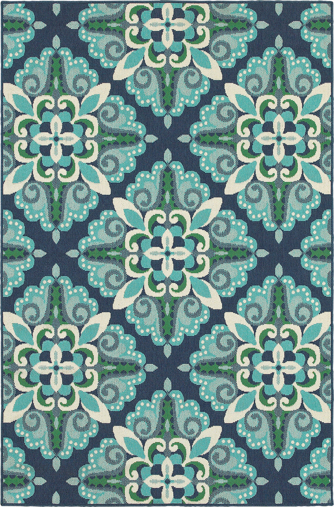 Oriental Weavers Meridian 2206B Blue/Green Area Rug main image