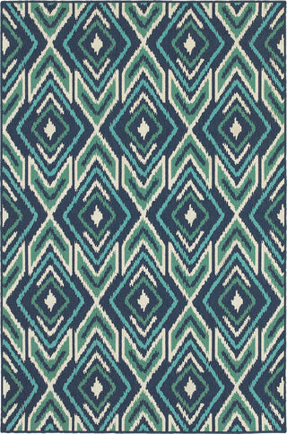 Oriental Weavers Meridian 2209B Navy/Green Area Rug main image