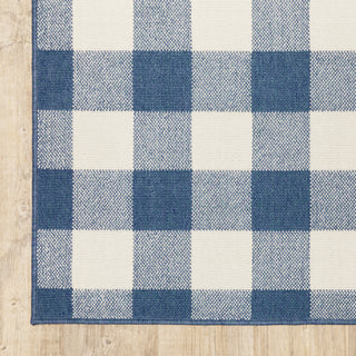Oriental Weavers Meridian 2598V Blue/Ivory Area Rug Corner Image