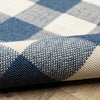 Oriental Weavers Meridian 2598V Blue/Ivory Area Rug Close-up Image