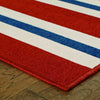 Oriental Weavers Meridian 5701R Red/Blue Area Rug Corner