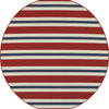 Oriental Weavers Meridian 5701R Red/Blue Area Rug Round
