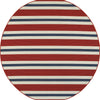 Oriental Weavers Meridian 5701R Red/Blue Area Rug Round