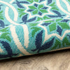 Oriental Weavers Meridian 5868L Blue/Green Area Rug Close-up Image