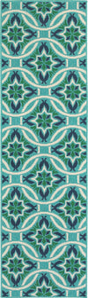 Oriental Weavers Meridian 5868L Blue/Green Area Rug Runner