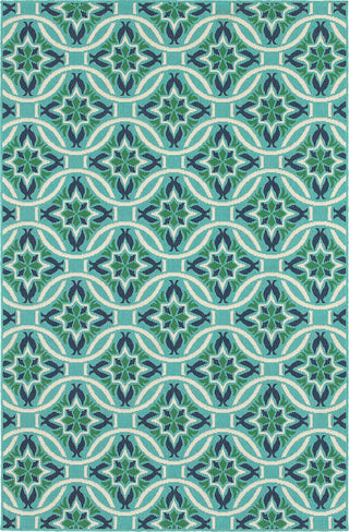 Oriental Weavers Meridian 5868L Blue/Green Area Rug main image