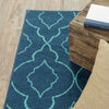 Oriental Weavers Meridian 7541B Navy/Blue Area Rug Room Scene Featured