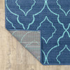 Oriental Weavers Meridian 7541B Navy/Blue Area Rug Backing Image