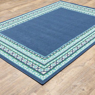 Oriental Weavers Meridian 9650B Navy/Green Area Rug Alternate Image