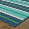 Oriental Weavers Meridian 9652F Blue/Green Area Rug Corner