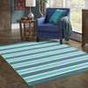 Oriental Weavers Meridian 9652F Blue/Green Area Rug Room Scene Featured