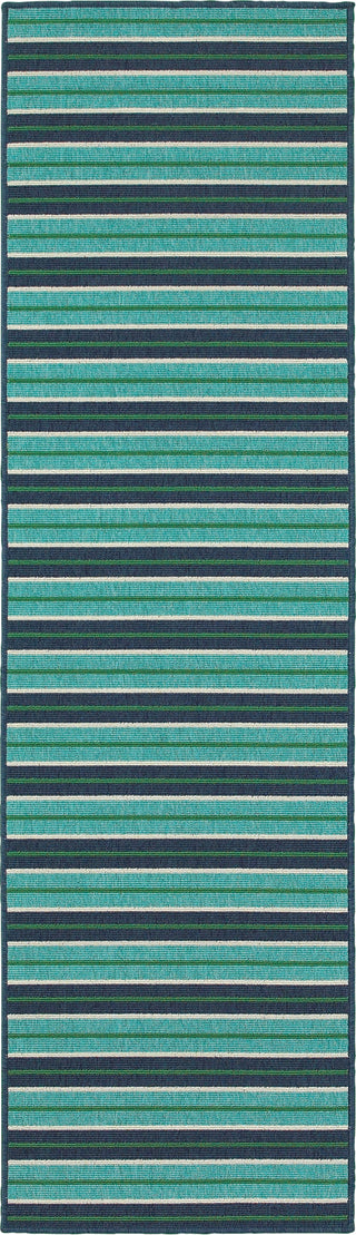 Oriental Weavers Meridian 9652F Blue/Green Area Rug Runner