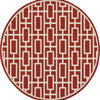Oriental Weavers Meridian 9754R Red/Ivory Area Rug Round