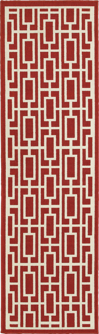 Oriental Weavers Meridian 9754R Red/Ivory Area Rug Runner