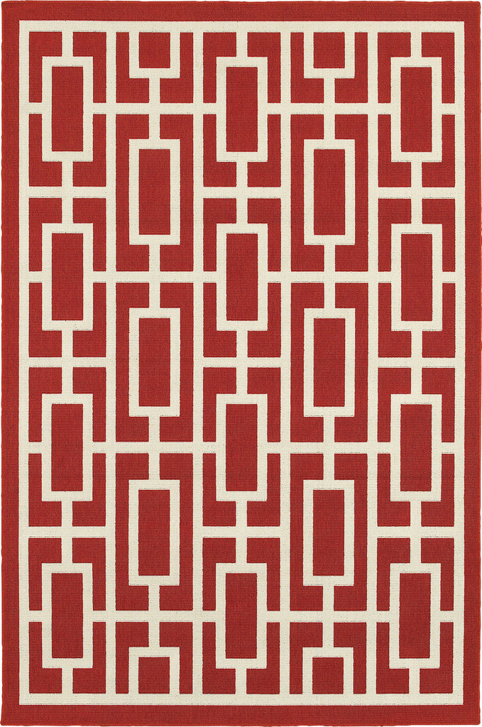 Oriental Weavers Meridian 9754R Red/Ivory Area Rug main image