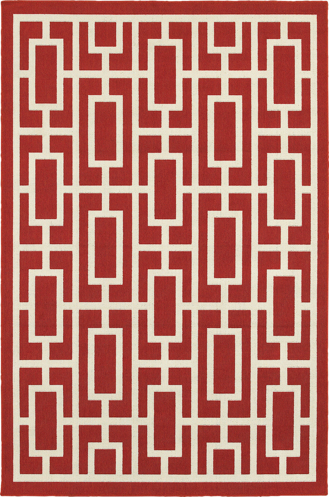 Oriental Weavers Meridian 9754R Red/Ivory Area Rug main image