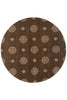 Oriental Weavers Milano 2860H Brown/Gold Area Rug 7' 8 Round