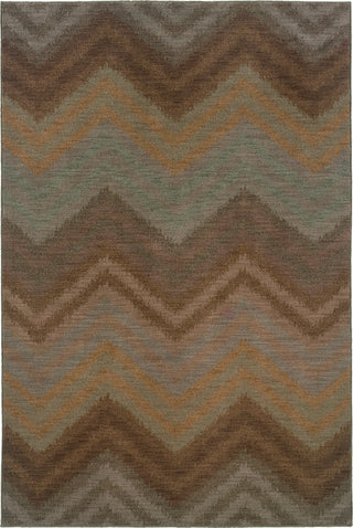 Oriental Weavers Milano 2923C Brown/Blue Area Rug main image