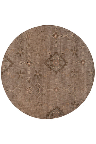 Oriental Weavers Milano 2947A Grey/Brown Area Rug 7' 8 Round