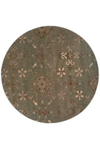 Oriental Weavers Milano 2947D Blue/Grey Area Rug 7' 8 Round